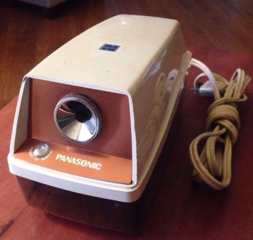 Vintage Point-O-Matic Panasonic Electric Pencil Sharpener KP-8A Japan Matsushita