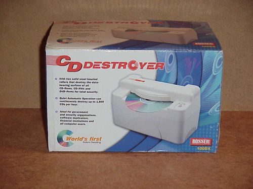 Office Equipment Bosser CD Destroyer CD-Roms CD-RW DVD-Roms for Total Security