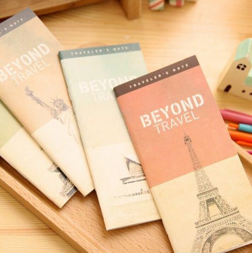 5x Paper Notebook Vintage Retro Memo Book Travel Pocket Writing Handy Notepad