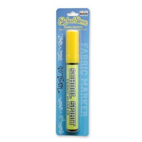 Uchida School Spirit Fabric Marker - Bright Yellow Ink - 1 Pack (9220051C)