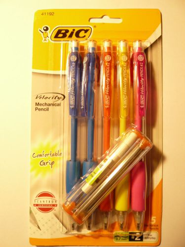 10 BIC Velocity Mechanical Pencils, .7mm #2HB lead