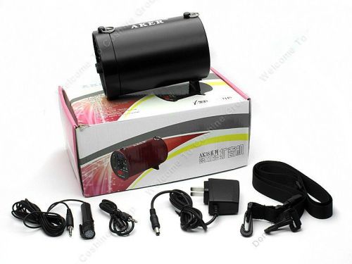 AKER AK38 25W Waistband Expandable Portable PA Voice Amplifier Booster W/ Mic