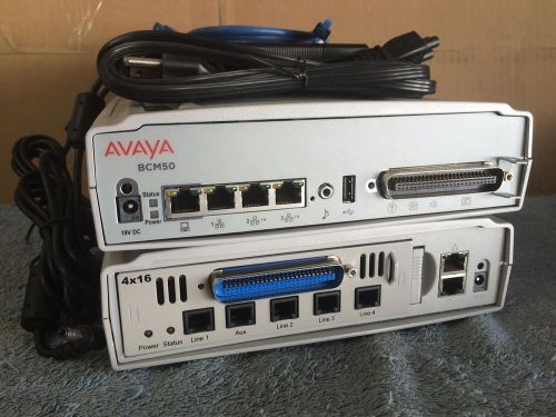 Avaya nortel bcm 50 r6 6.0 8 line 28 phone system 24 voicemail 2 ip bcm50 voip for sale