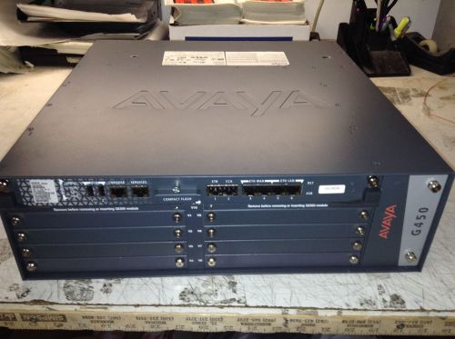 Avaya 700407802 G450 MP80 Media Gateway w/Power