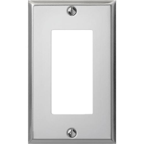 Polished chrome rocker decorator wall plate-chr gfi wall plate for sale