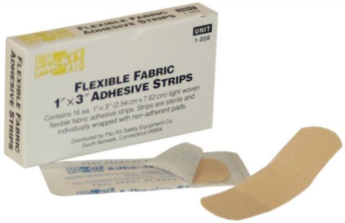 Fabric adhesive light woven flexible bandage strip 3&#034; length 1&#034; width box for sale