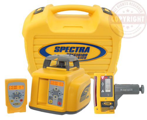 Spectra precision gl422 + cr600 self-leveling dual slope laser level,trimble for sale