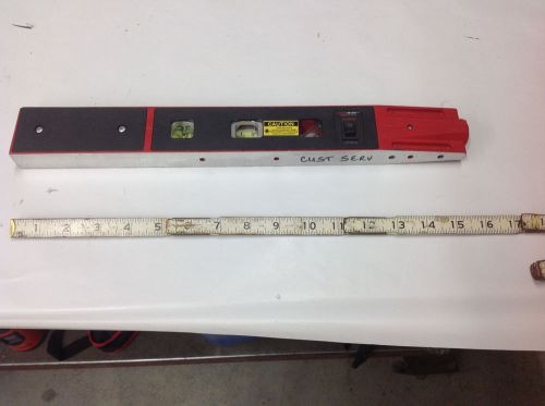 LaserMark 57-LMTL30, 16&#034;  Laser Torpedo Level Layout Tool. USED