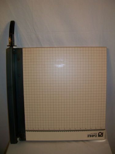 DAHLE VANTAGE GUILLOTINE PAPER CUTTER, MODEL #115 - GOOD CONDITION!