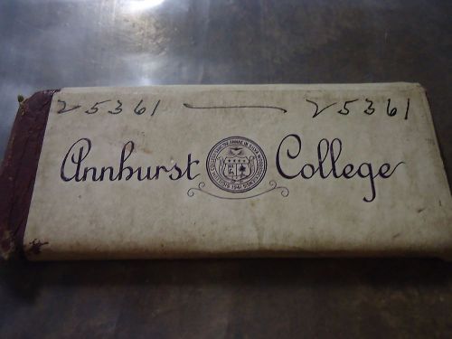 Vintage Annhurst College Printing Press Plate