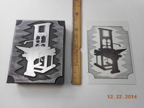 Letterpress Printing Printers Block, Printing Press, Silhouette