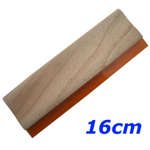 New  6.3&#034; 16cm screen printing squeegee silk stencil wooden screen ink scraper for sale