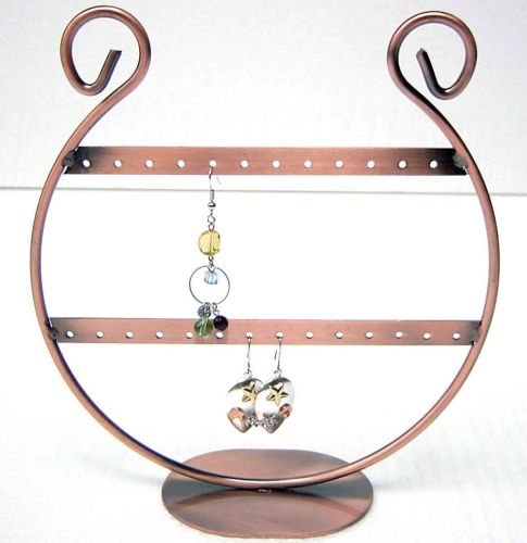 A 3-tiers Vase shape Metal Rack Jewelry Display for Earring Small Charm JD004c23