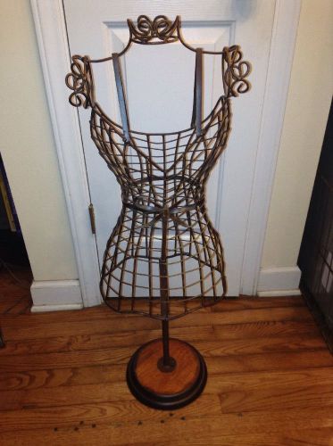 Vintage Metal  Wire Dress Form