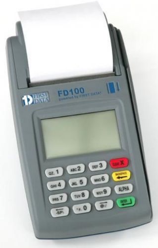 First data fd-100 credit card terminal - fd100 fd 100 for sale