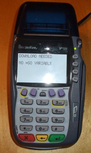 Verifone Vx570 Dual Com Credit Card Terminal