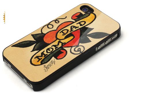 Sailor Jerry Tattos Mom Love Dad Photos Cases for iPhone iPod Samsung Nokia HTC