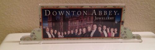 Downton abbey acrylic store display advertising downton abbey jewelry for sale