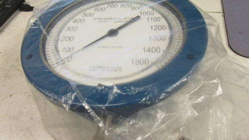 PERMA-CAL  6&#034; 1500 psi test gauge New BR