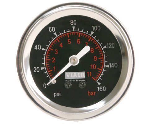 Viair 90085 160 PSI 1.5&#034; Single Needle Air Gauge