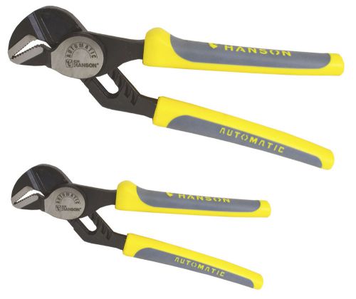 CH Hanson 80500 Automatic Groove Pliers 2 pc. Set - 6 .5&#034; &amp; 9.5&#034; Soft Grip