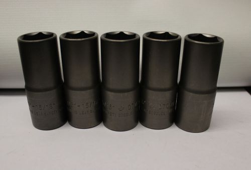 Lots of aj 7/8&#034; - 15/16&#034; model 0703t socket  (5pcs) for sale