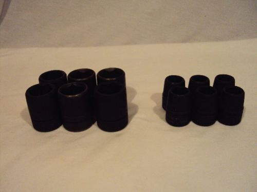 12 PROTO 5/8&#034; DR 29/32&#034; 7629-H  19/32&#034; 7619-H 6 POINT IMPACT SOCKETS SOCKET SET