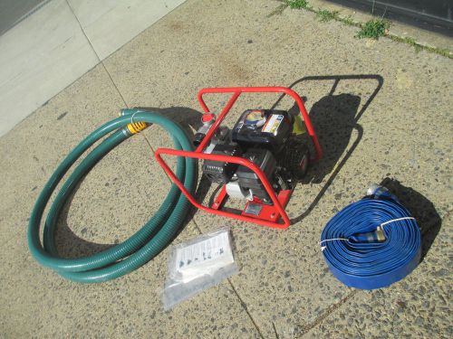 MULTIQUIP  QP204  2&#034; WATER PUMP W/ HOSE HONDA GAS ENGINE  NEW