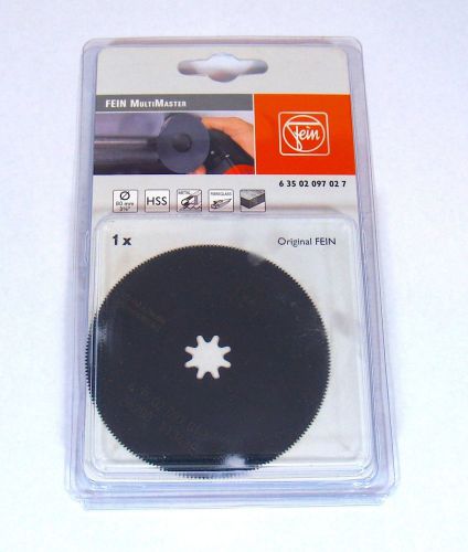 Fein MultiMaster HSS Saw Blade 3-1/8 inch Diameter 80MM Same/Next Day Shipping!