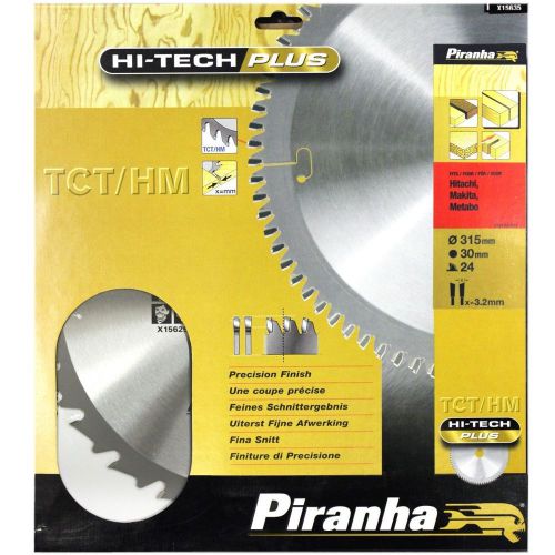 Piranha 315mm hi-tech plus tct circular saw blade 315 x 30 24t hitachi makita for sale