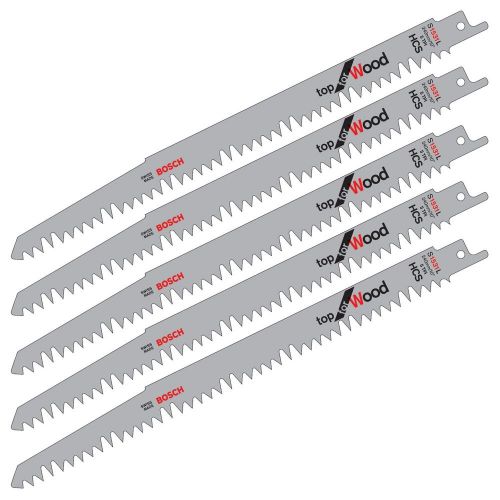 10 BOSCH S1531L RECIPROCATING RECIP SABRE SAW BLADES FOR WOOD