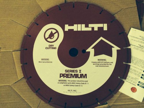 Hilti 12&#034; Series 1 Premium Diamond Dry Cutting Blade Brand New