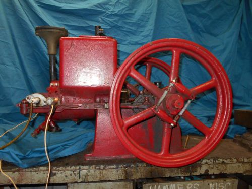 Nice 1hp ihc famous hit &amp; miss engine runs great brass rod (see video) l@@k!!!! for sale