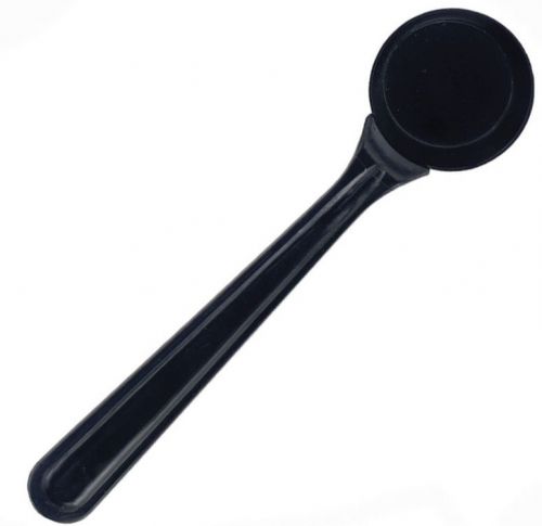 BLACK PLASTIC COFFEE DOSER SCOOP - 7 GRAM