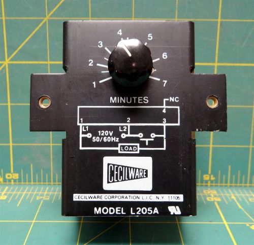 Cecilware corp. p/n l205a black solid state analog brew timer - new for sale