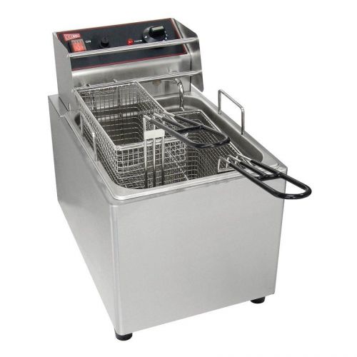 Cecilware Commercial S/S Countertop Electric Deep Fryer 15 lbs Capacity NSF EL15