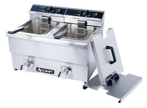 ADCRAFT DF-12L/2  Commercial Double DEEP FRYER 50lbs/hr