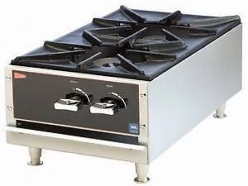 Cecilware ag120 commercial gas short order stove 2 burner  heavy duty for sale