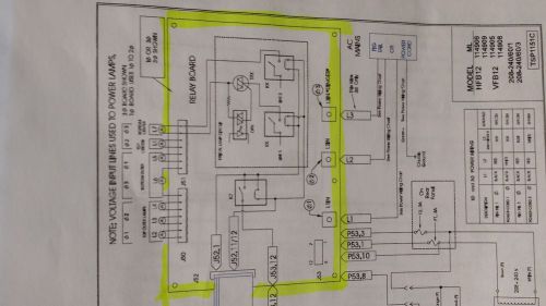 Vulcan VFB12 FLashbake 3 phase Circuit board