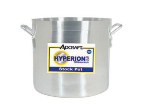 100 Quart QT Commercial Aluminum Stock Pot w/cover 6 Gauge Adcraft H3-SP100