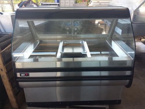 BKI Curved Glass 3 Well Heated Display Merchandiser WDC-3