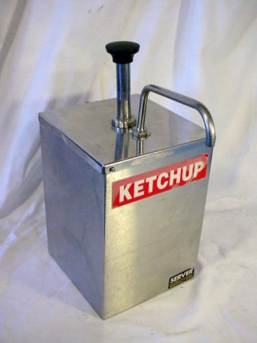 Stainless steel ketchup/mustard/mayo condiment server dispenser pump mod. 67570 for sale