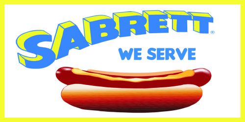 SABRETT HOT DOG BANNER