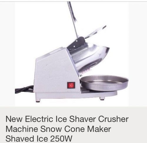 New MTN Gearsmith 250W Ice Shaver Snow Cone Icee Maker Machine Smasher