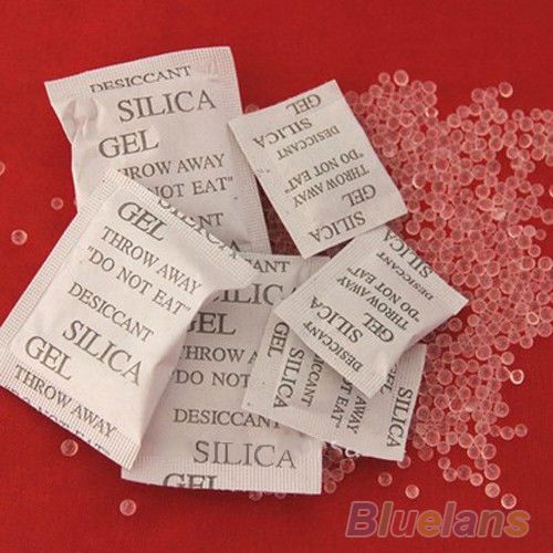 100 Packs New Good Drypack 1 Gram Silica Gel Packets Desiccants Ship Dry BHAU