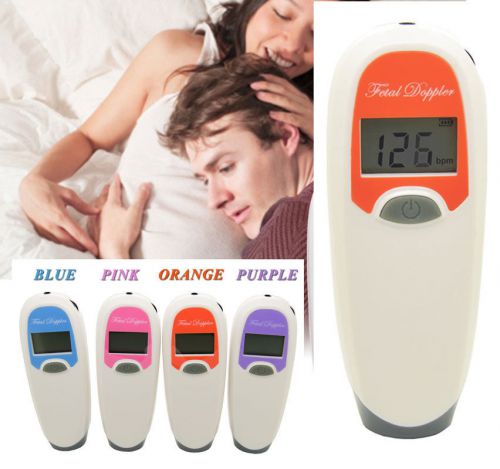 2015 new Portable Fetal Doppler Baby Heart monitor 2.5MHz probe+ LCD screen+ 4C