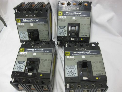 3amp 3 pole circuit breaker Square D Cat # FHP3600311M