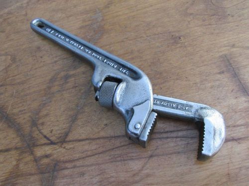 RIDGID E10 HEAVY DUTY END PIPE WRENCH ALLOY STEEL JAWS ELYRIA OHIO USA