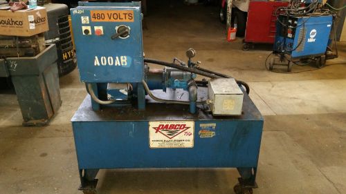 PABCO FLUID POWER Hydraulic Power Unit Baldor Vickers