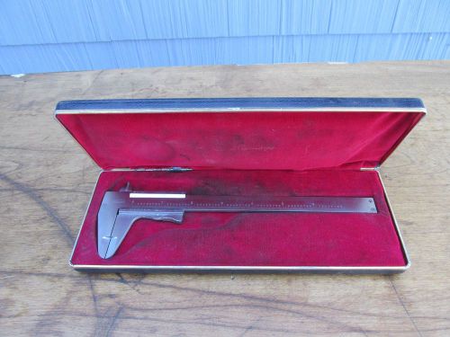 Vintage Vard 6&#039;&#039; Vernier Caliper Pasadena Calif. USA Nice Old Tool From The 50&#039;s